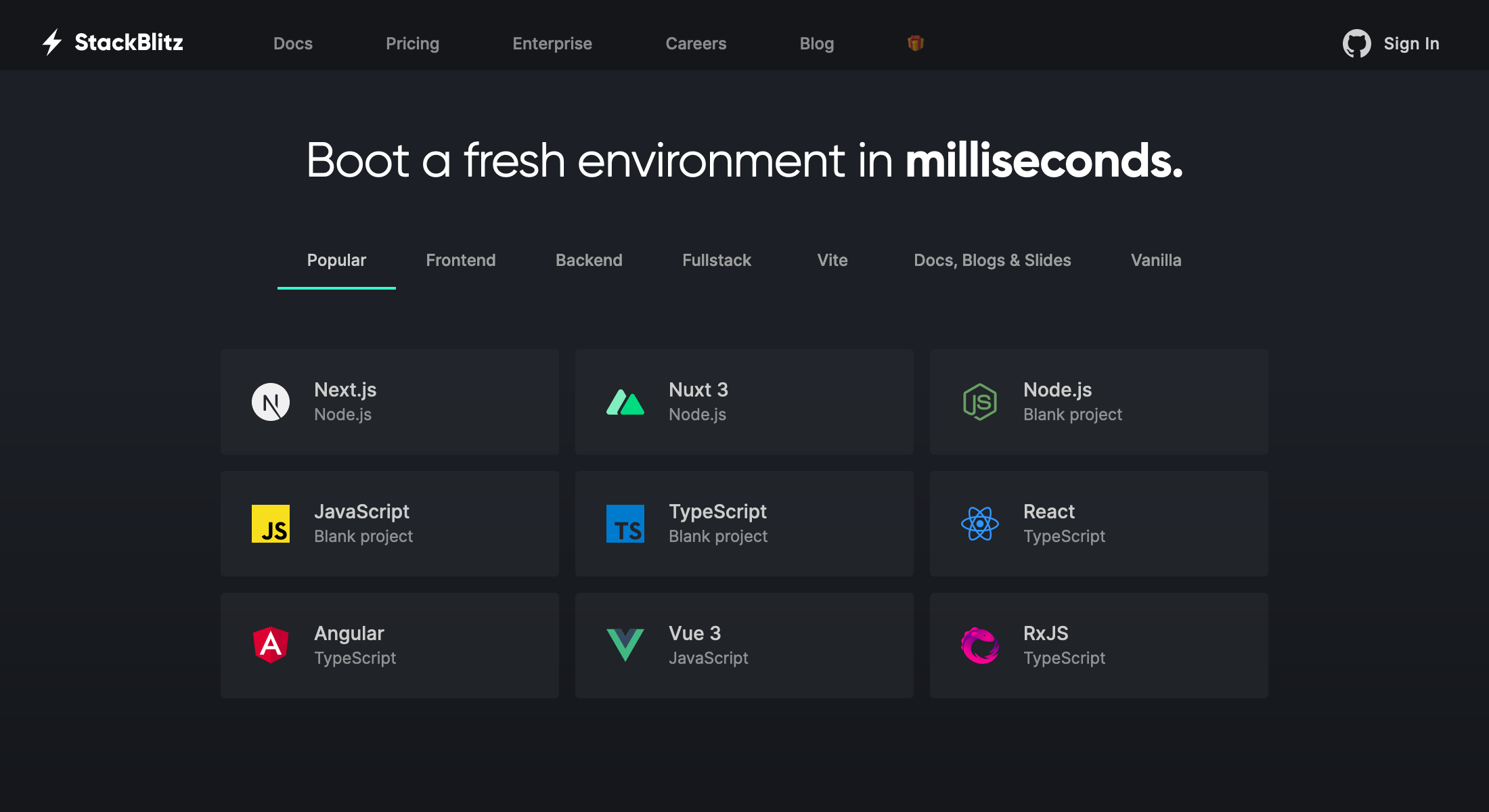 Project Starter Dashboard